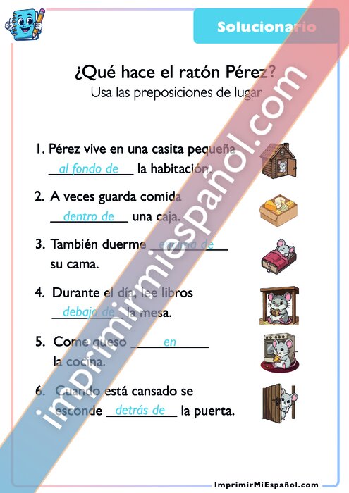 Clave de respuestas