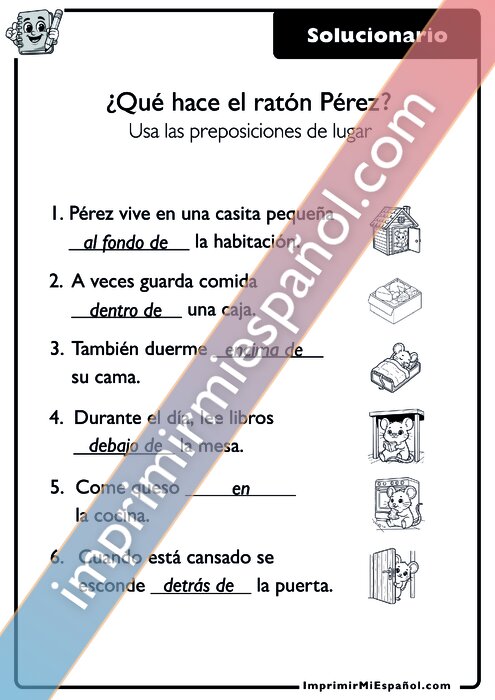 Clave de respuestas