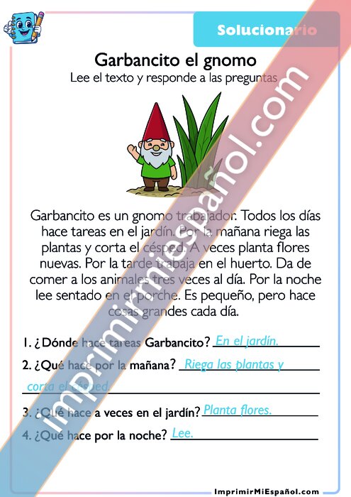 Clave de respuestas