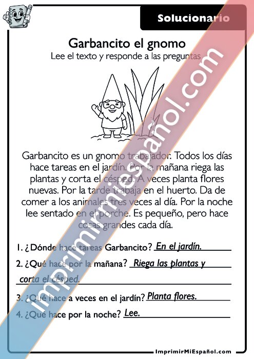 Clave de respuestas