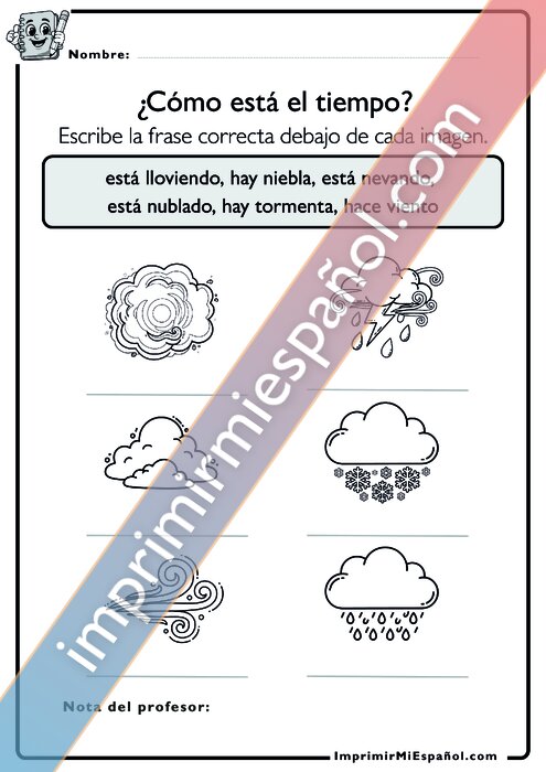 Para colorear