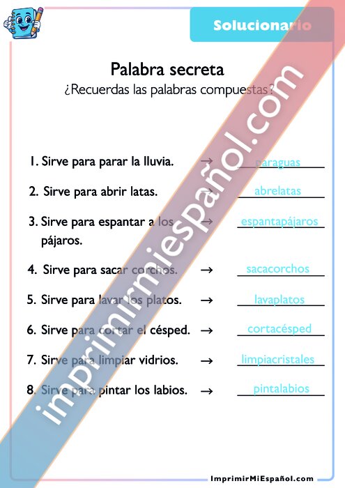 Clave de respuestas