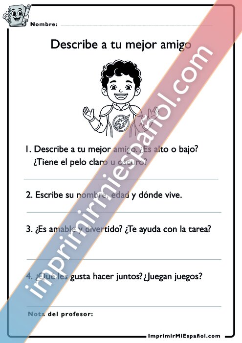 Para colorear