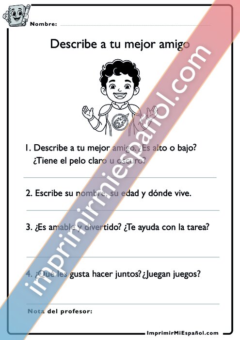 Para colorear