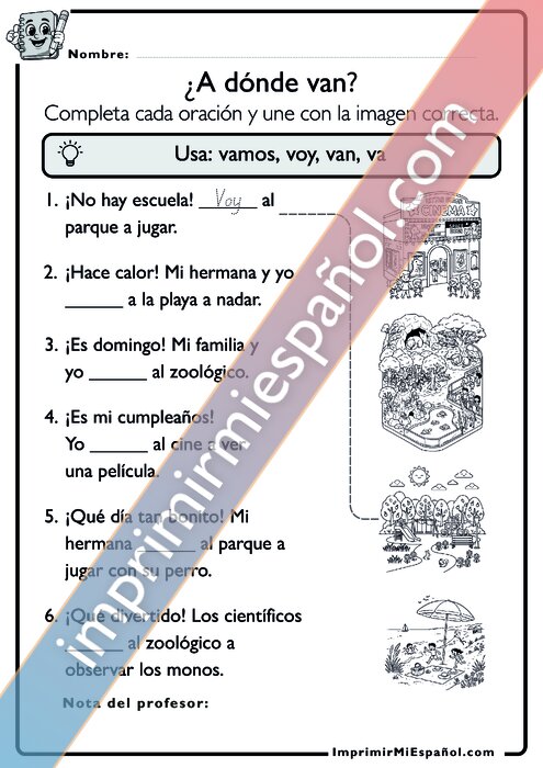 Para colorear