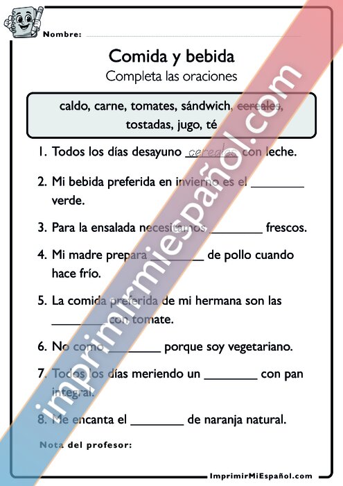 Para colorear