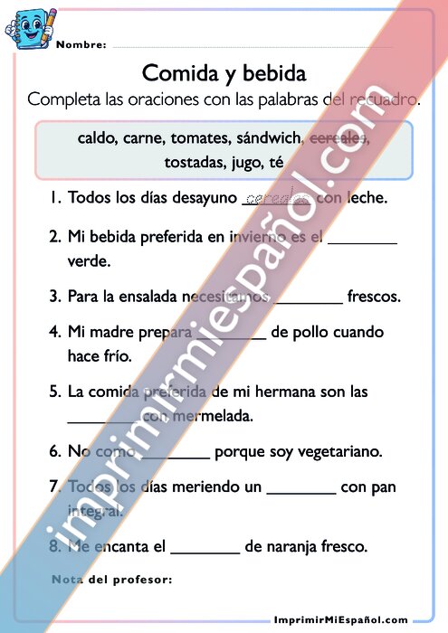 Worksheet