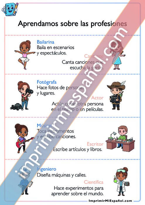 Aprendamos sobre las profesiones