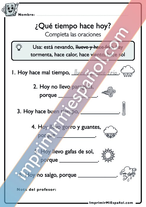 Para colorear