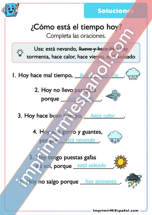 Clave de respuestas