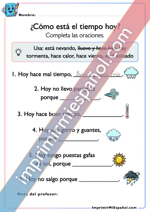Cómo está el tiempo hoy