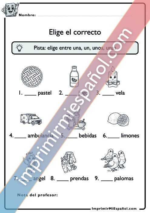 Para colorear