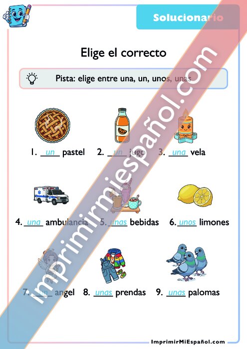Clave de respuestas