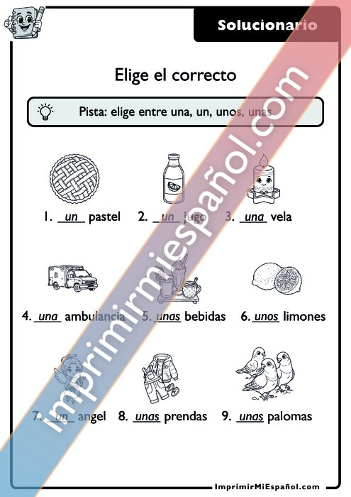 Clave de respuestas