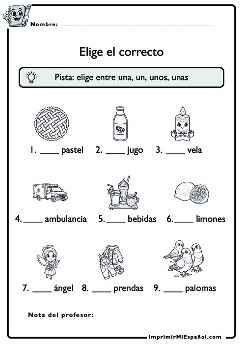 Para colorear