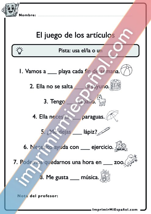 Para colorear