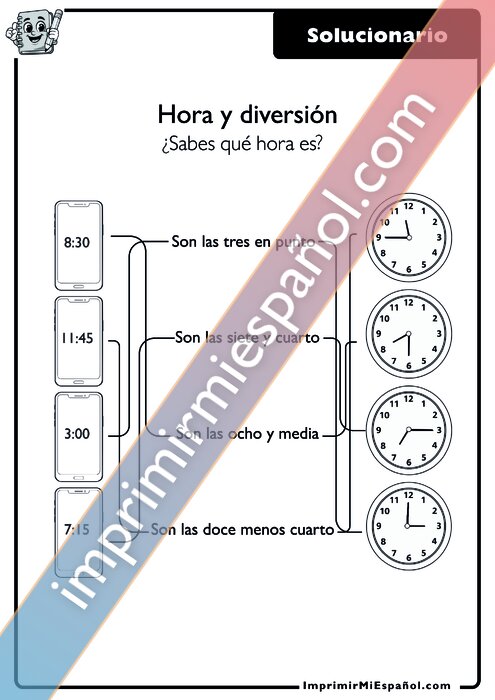 Clave de respuestas