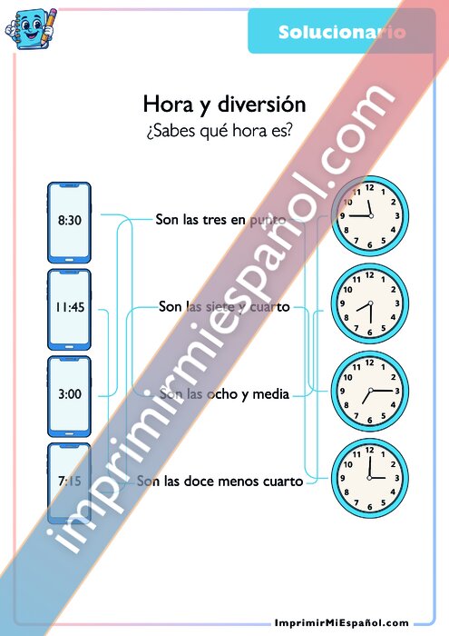 Clave de respuestas