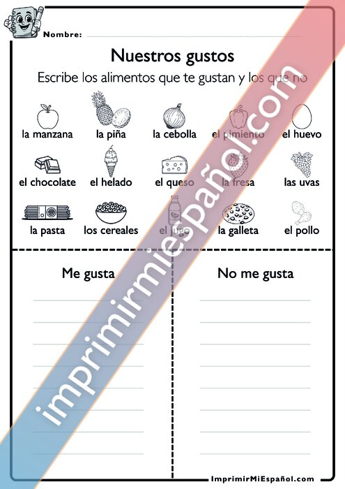 Para colorear