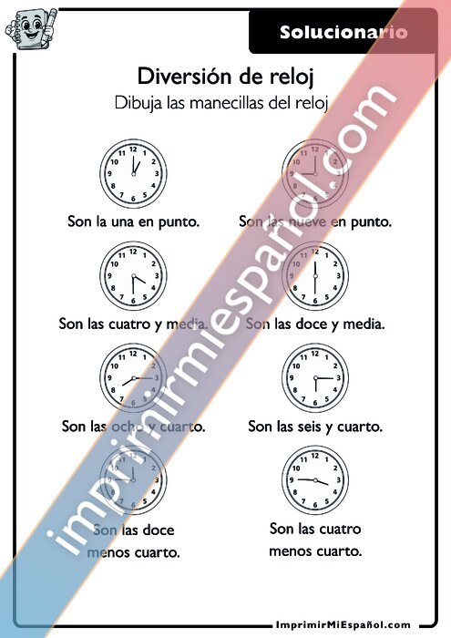Clave de respuestas