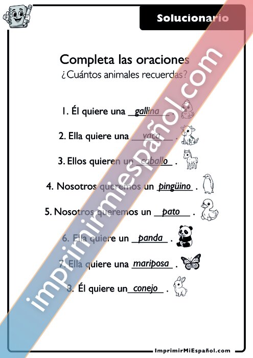 Clave de respuestas