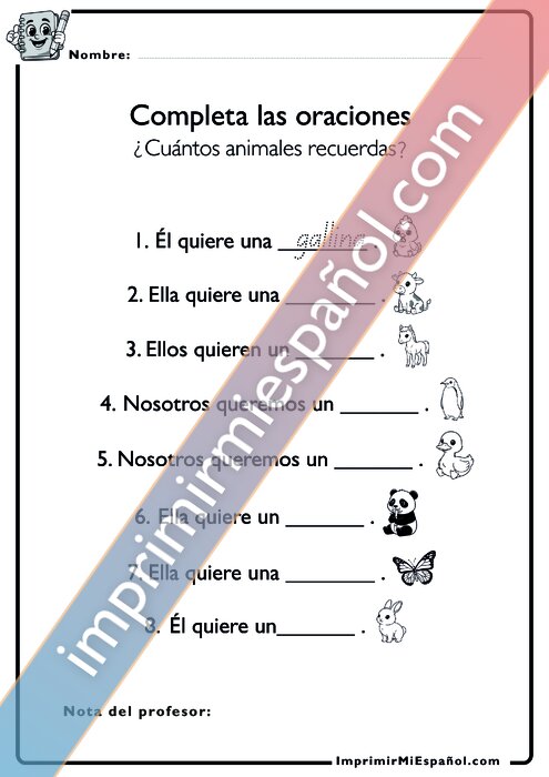 Para colorear