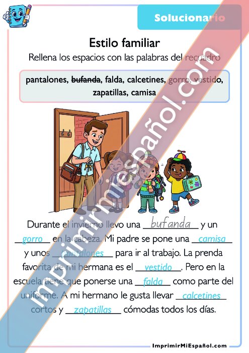 Clave de respuestas