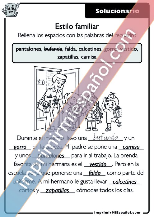 Clave de respuestas