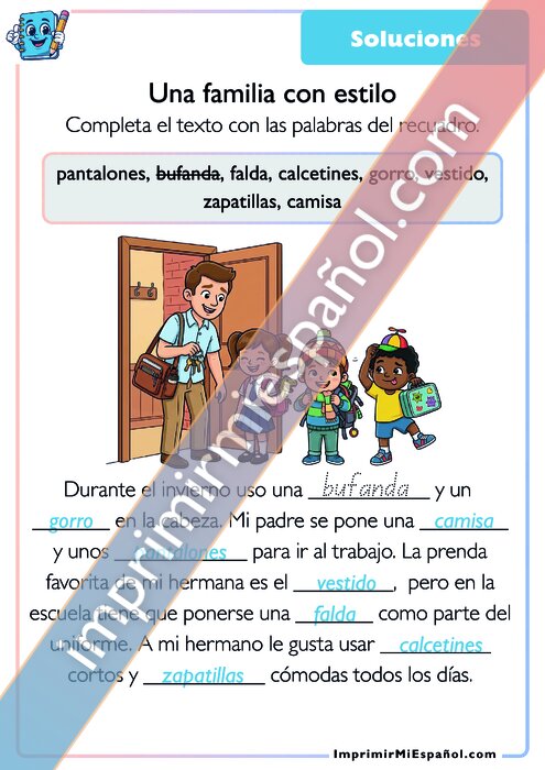 Clave de respuestas