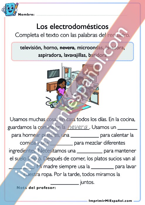 Los electrodomésticos
