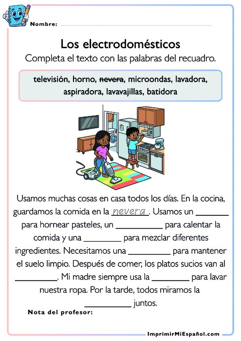Los electrodomésticos