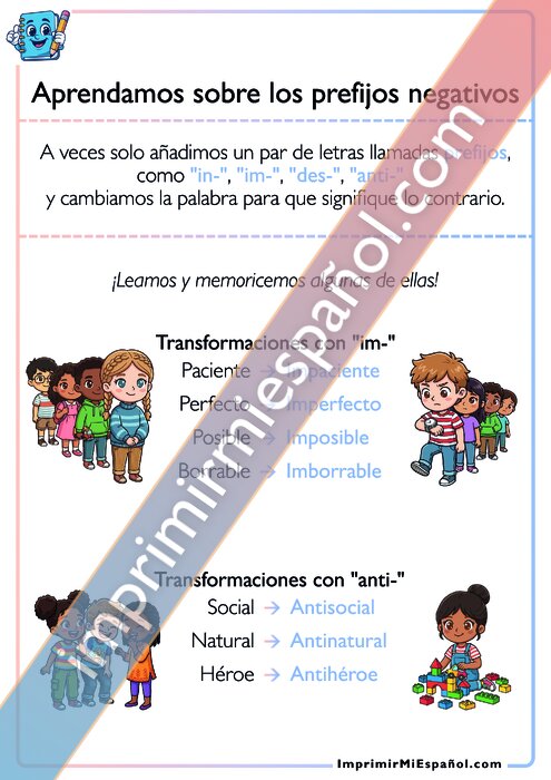 Prefijos negativos
