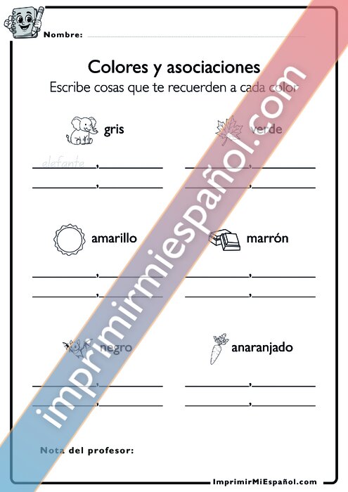 Para colorear