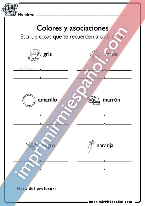 Para colorear