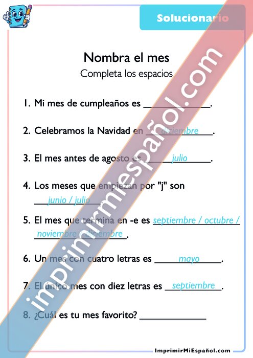 Clave de respuestas