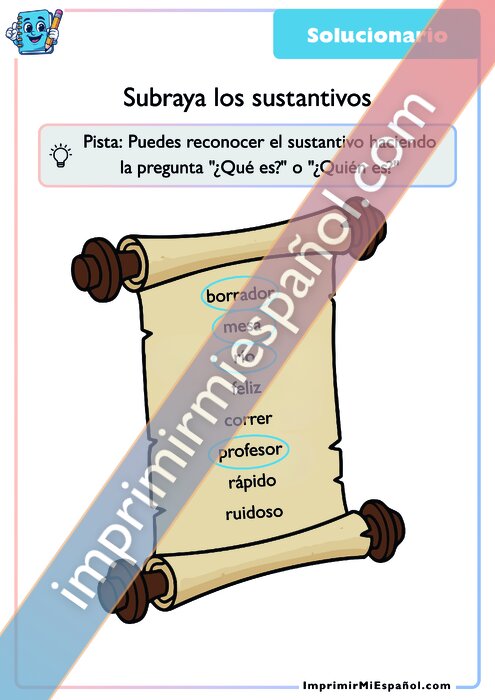 Clave de respuestas
