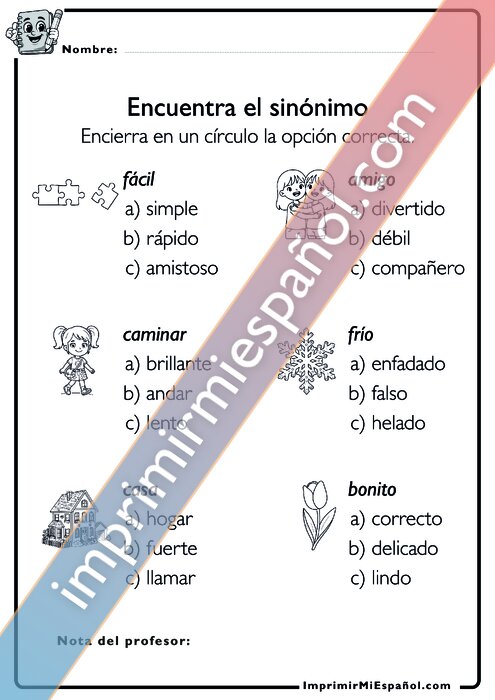 Para colorear