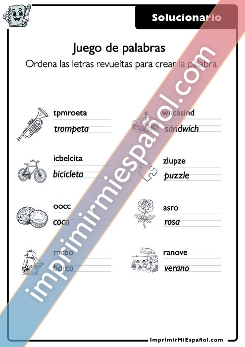 Clave de respuestas