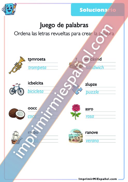 Clave de respuestas
