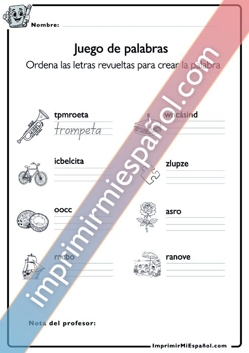 Para colorear