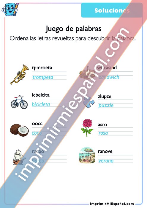 Clave de respuestas