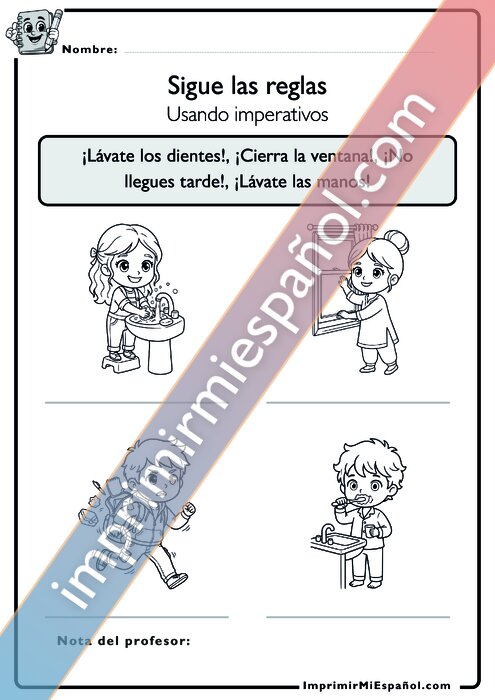 Para colorear