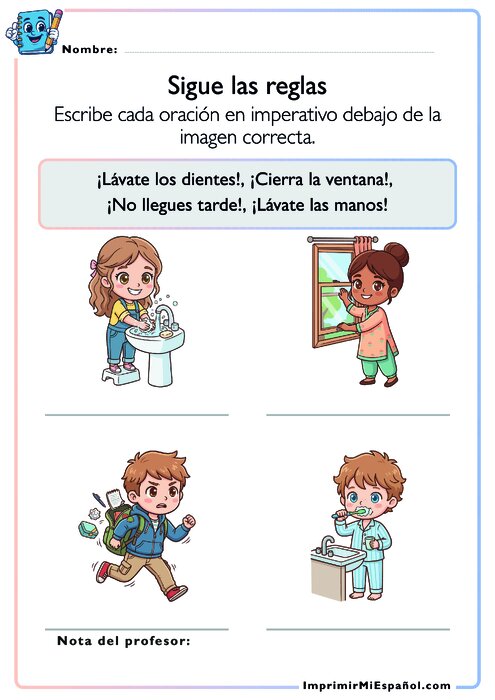 Sigue las reglas