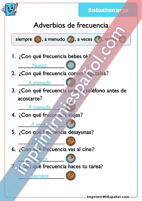 Clave de respuestas