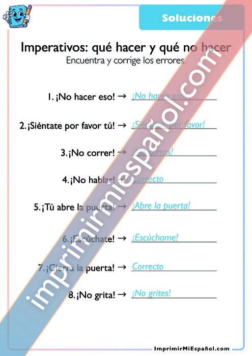 Clave de respuestas