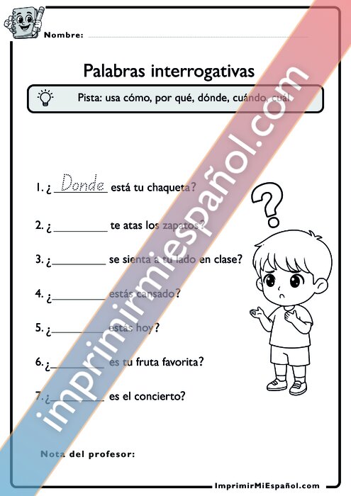 Para colorear