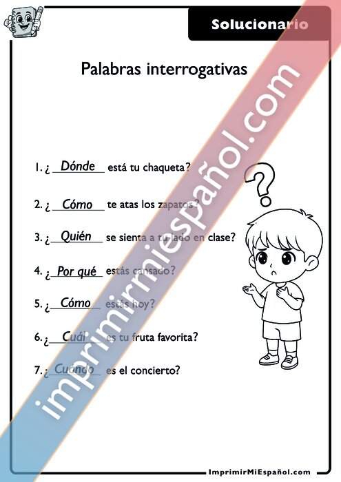 Clave de respuestas