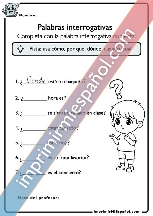 Para colorear