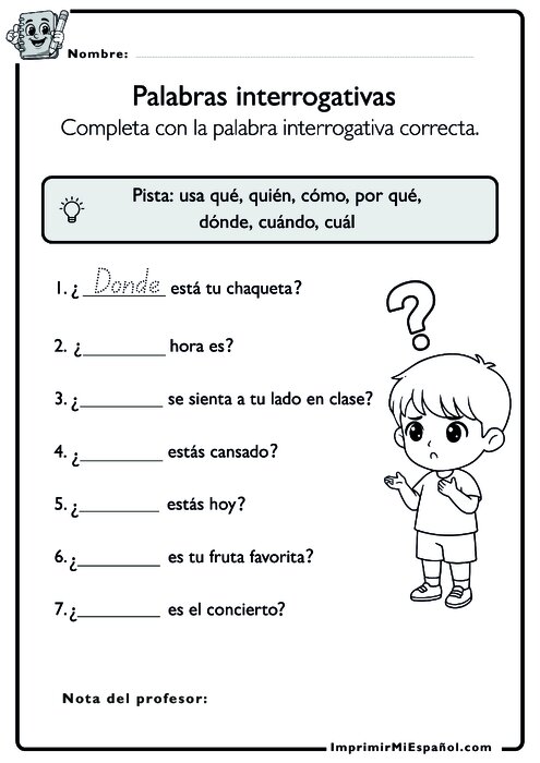 Para colorear
