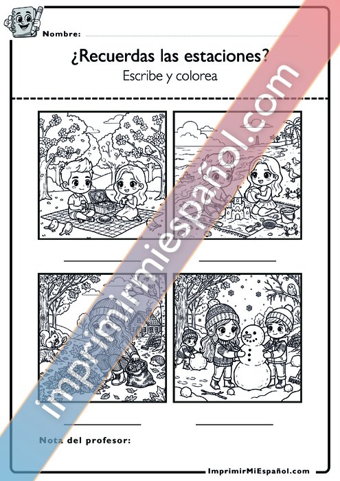 Para colorear